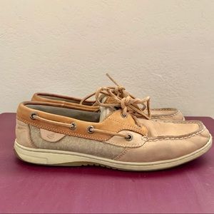 Tan Leather Sperry Topsiders